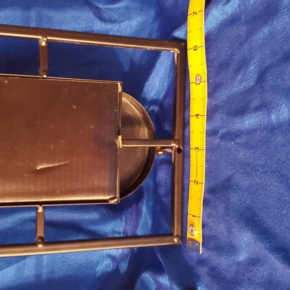 Pair of decorative Mirrored candle holders - Picture 4 of 7